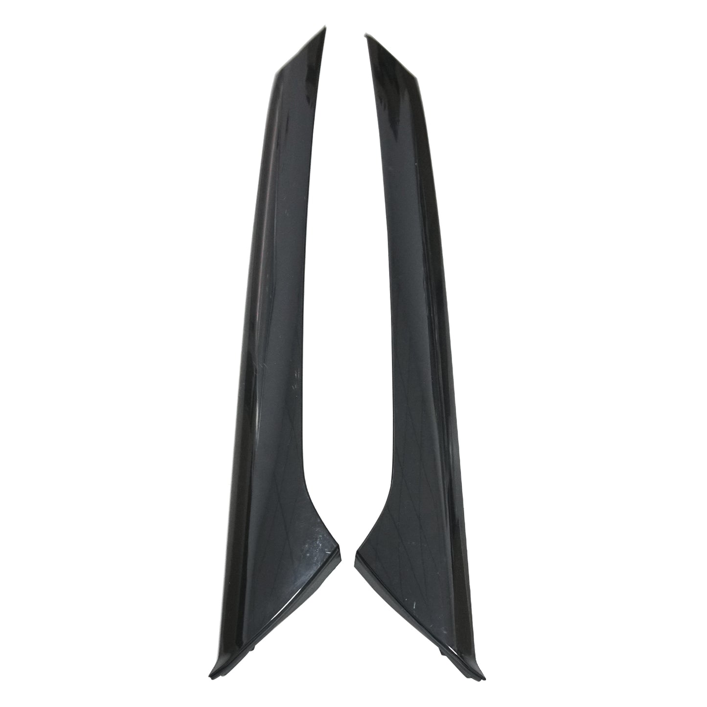 New 2Pcs Windshield Side Pillar Molding Black Fits For Hyundai IX25 Creta 15-19