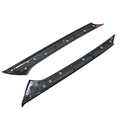 New 2Pcs Windshield Side Pillar Molding Black Fits For Hyundai IX25 Creta 15-19
