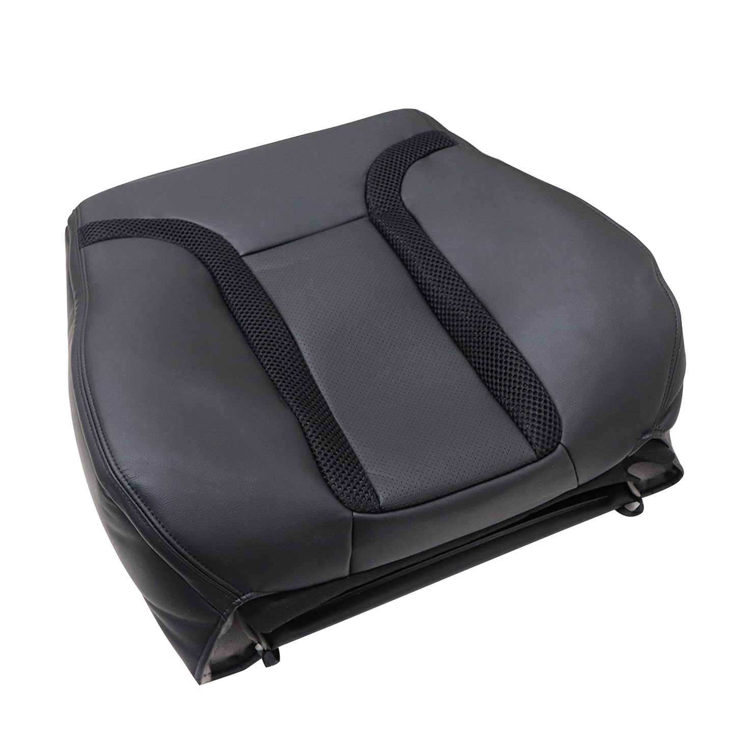 Passenger Top Perforated Leather Cover Black For 2010-2014 Ford F150  SVT