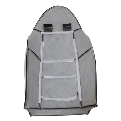 Driver Side Top Cloth Seat Cover Gray For 2001 Ford F250 F350 XLT Single-Cab