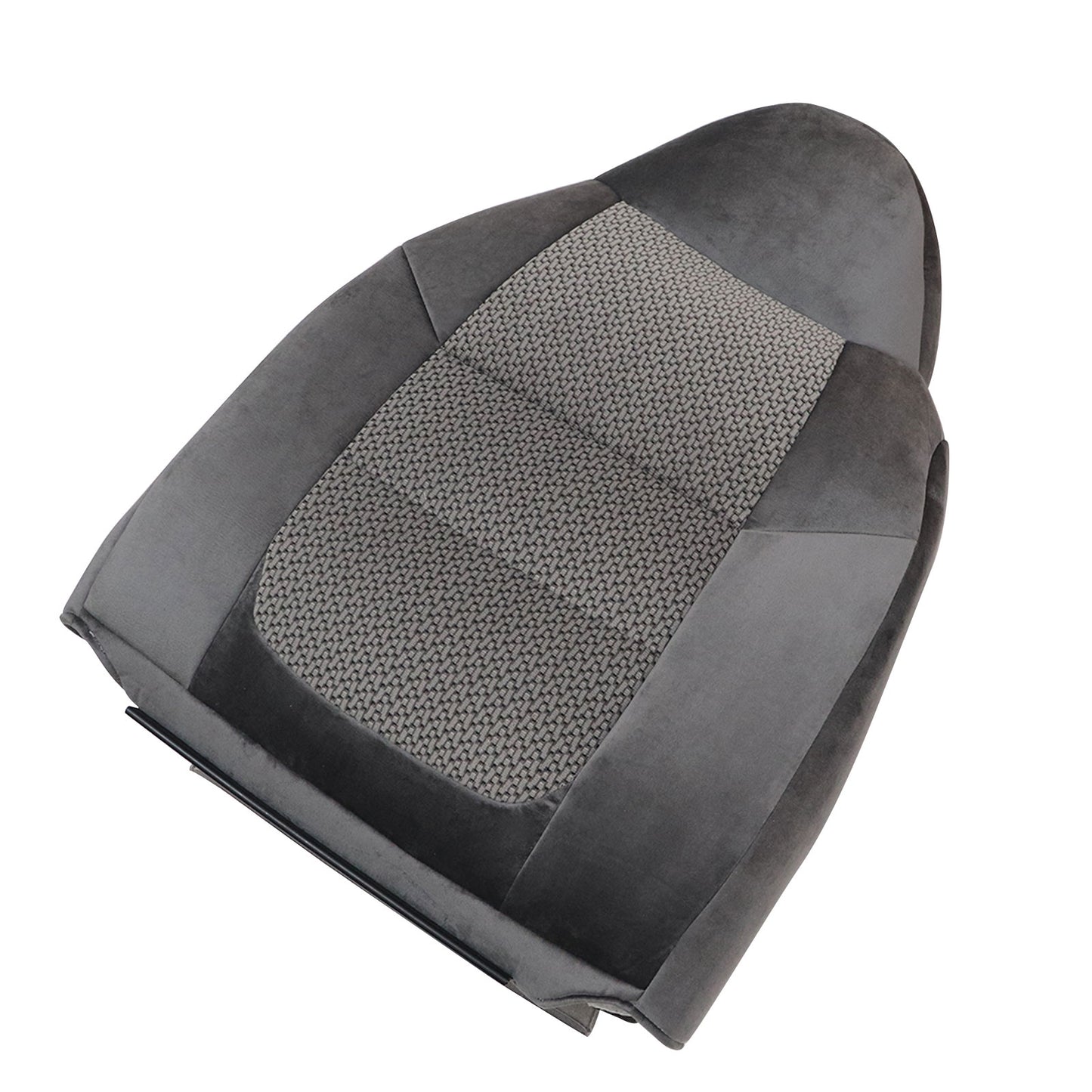 Driver Side Top Cloth Seat Cover Gray For 2001 Ford F250 F350 XLT Single-Cab