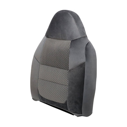 Driver Side Top Cloth Seat Cover Gray For 2001 Ford F250 F350 XLT Single-Cab