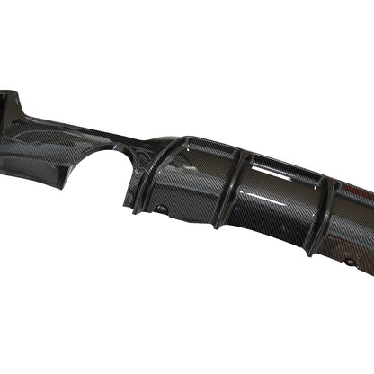 Rear Bumper Lower Lip Diffuser Carbon Style Fits 2014-20 BMW 4 Series M Sport