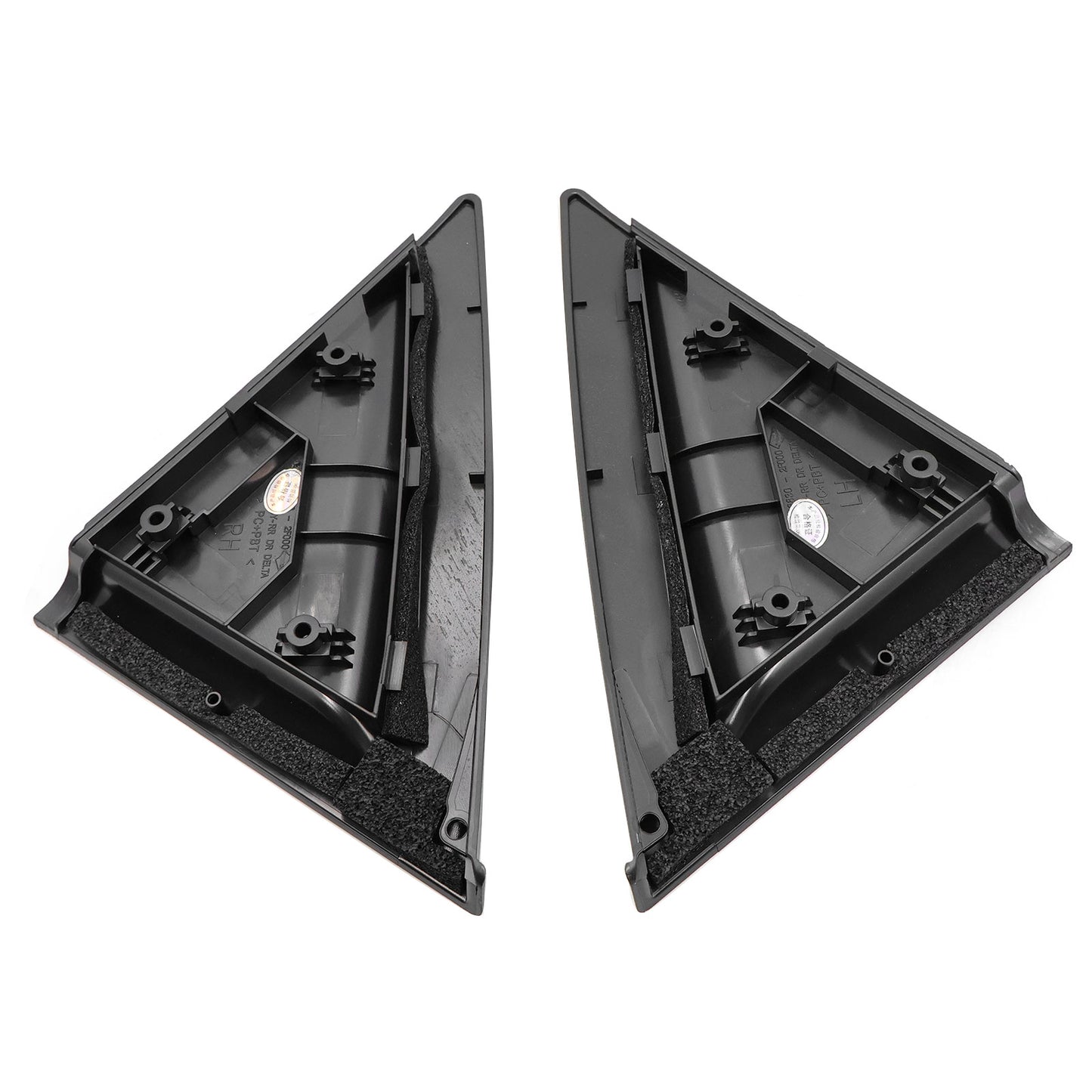 2pcs Left & Right Door Outside Delta Molding Fits For Kia Spectra 2004-2009