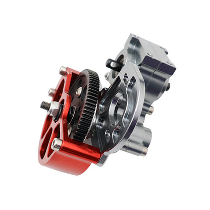 Metal Transmission ASSEMBLED Gearbox with Gear For RC SCX10 1:10 Crawler Axial i