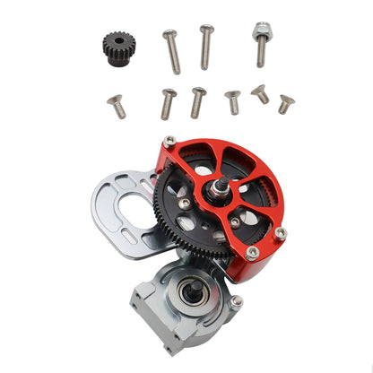 Metal Transmission ASSEMBLED Gearbox with Gear For RC SCX10 1:10 Crawler Axial i