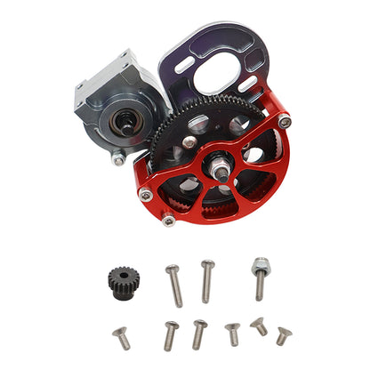 Metal Transmission ASSEMBLED Gearbox with Gear For RC SCX10 1:10 Crawler Axial i