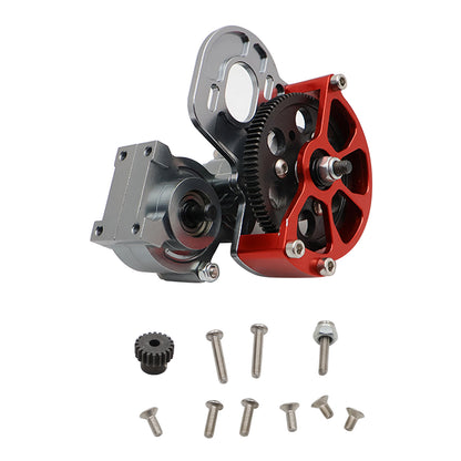 Metal Transmission ASSEMBLED Gearbox with Gear For RC SCX10 1:10 Crawler Axial i