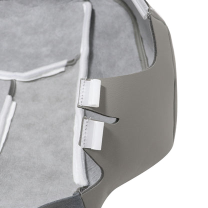 2003-2006 For Cadillac Escalade Driver Side Bottom PERF Leather Seat Cover Gray