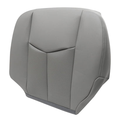 2003-2006 For Cadillac Escalade Driver Side Bottom PERF Leather Seat Cover Gray