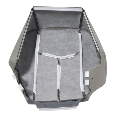 2003-2006 For Cadillac Escalade Driver Side Bottom PERF Leather Seat Cover Gray