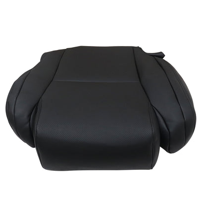 For 2008 Toyota Tundra Sequoia Driver Bottom Perforated Leather Seat Cover Black