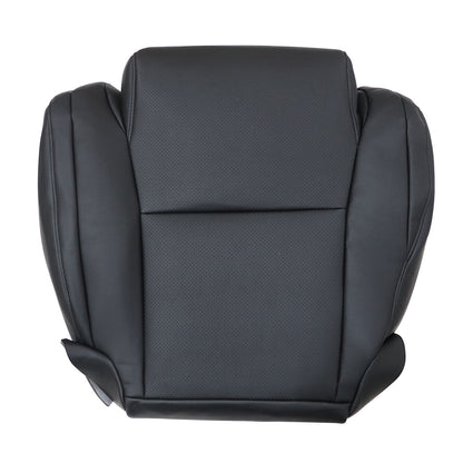 For 2008 Toyota Tundra Sequoia Driver Bottom Perforated Leather Seat Cover Black