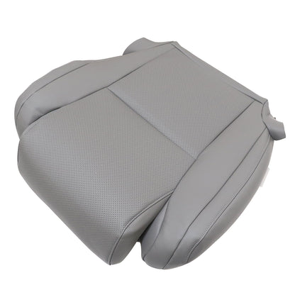 For 2007-2013 Toyota Tundra Sequoia Driver Bottom Perforated Leather Cover Gray