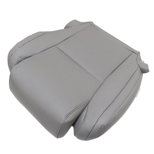 For 2007-2013 Toyota Tundra Sequoia Driver Bottom Perforated Leather Cover Gray
