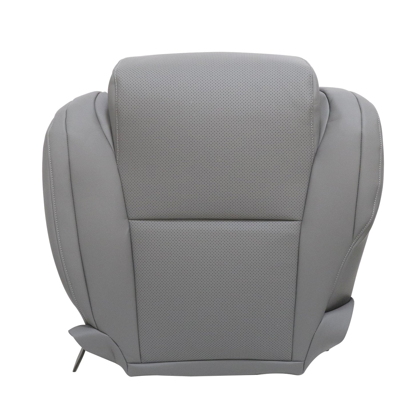 For 2007-2013 Toyota Tundra Sequoia Driver Bottom Perforated Leather Cover Gray