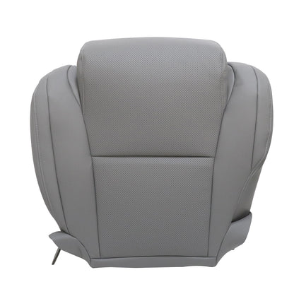 For 2007-2013 Toyota Tundra Sequoia Driver Bottom Perforated Leather Cover Gray
