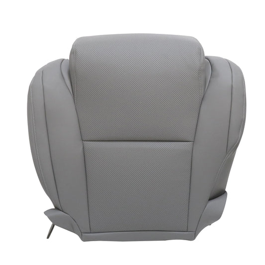 For 2007-2013 Toyota Tundra Sequoia Driver Bottom Perforated Leather Cover Gray