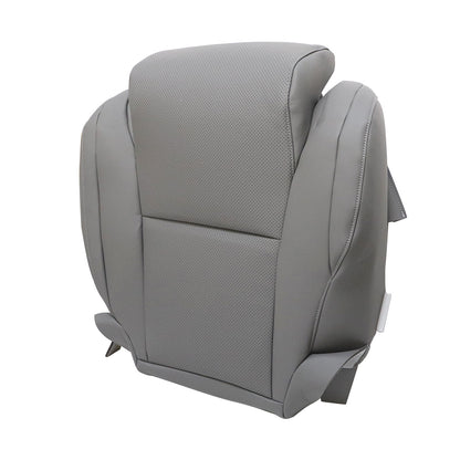 For 2007-2013 Toyota Tundra Sequoia Driver Bottom Perforated Leather Cover Gray