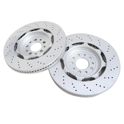 Front Brake Rotors Fit For 2017-2021 Alfa Romeo Giulia Stelvio Quadrifoglio