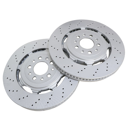 Front Brake Rotors Fit For 2017-2021 Alfa Romeo Giulia Stelvio Quadrifoglio