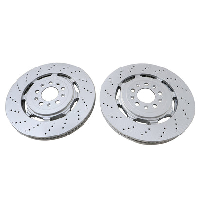 Front Brake Rotors Fit For 2017-2021 Alfa Romeo Giulia Stelvio Quadrifoglio
