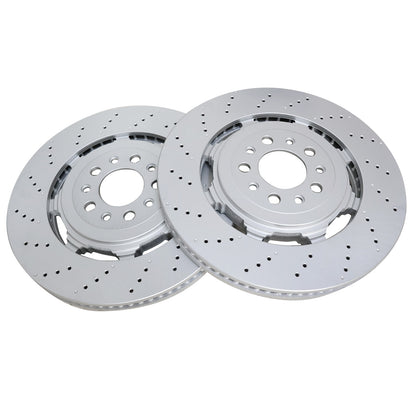Front Brake Rotors Fit For 2017-2021 Alfa Romeo Giulia Stelvio Quadrifoglio