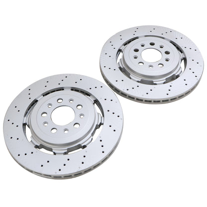 Rear Brake Rotors Fit For 2017-2021 Alfa Romeo Giulia Stelvio Quadrifoglio