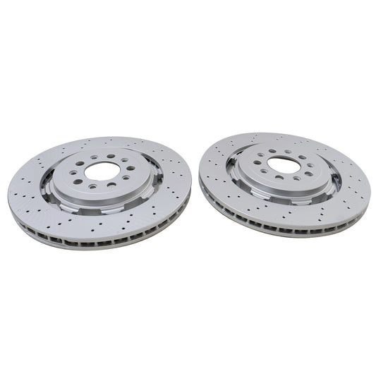 Rear Brake Rotors Fit For 2017-2021 Alfa Romeo Giulia Stelvio Quadrifoglio