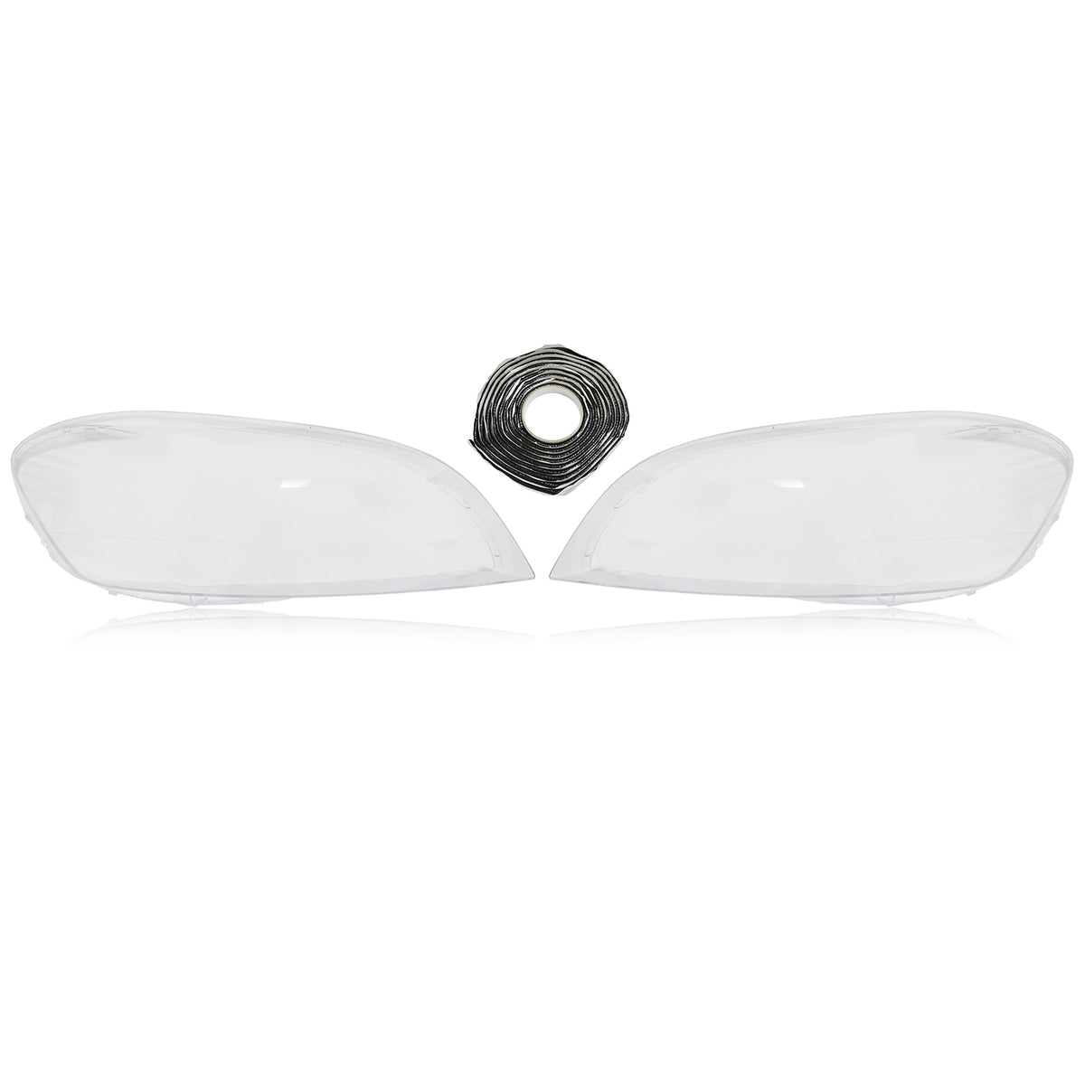 2x For Volvo XC60 2009-2013 Left+Right Front Headlamp Headlight Clear Cover Lens