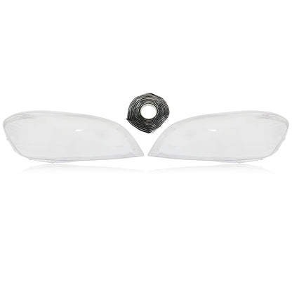 2x For Volvo XC60 2009-2013 Left+Right Front Headlamp Headlight Clear Cover Lens