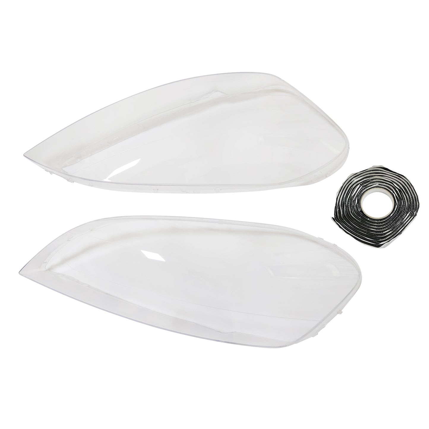 2x For Volvo XC60 2009-2013 Left+Right Front Headlamp Headlight Clear Cover Lens