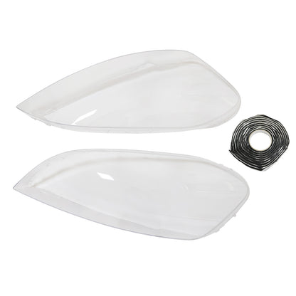 2x For Volvo XC60 2009-2013 Left+Right Front Headlamp Headlight Clear Cover Lens