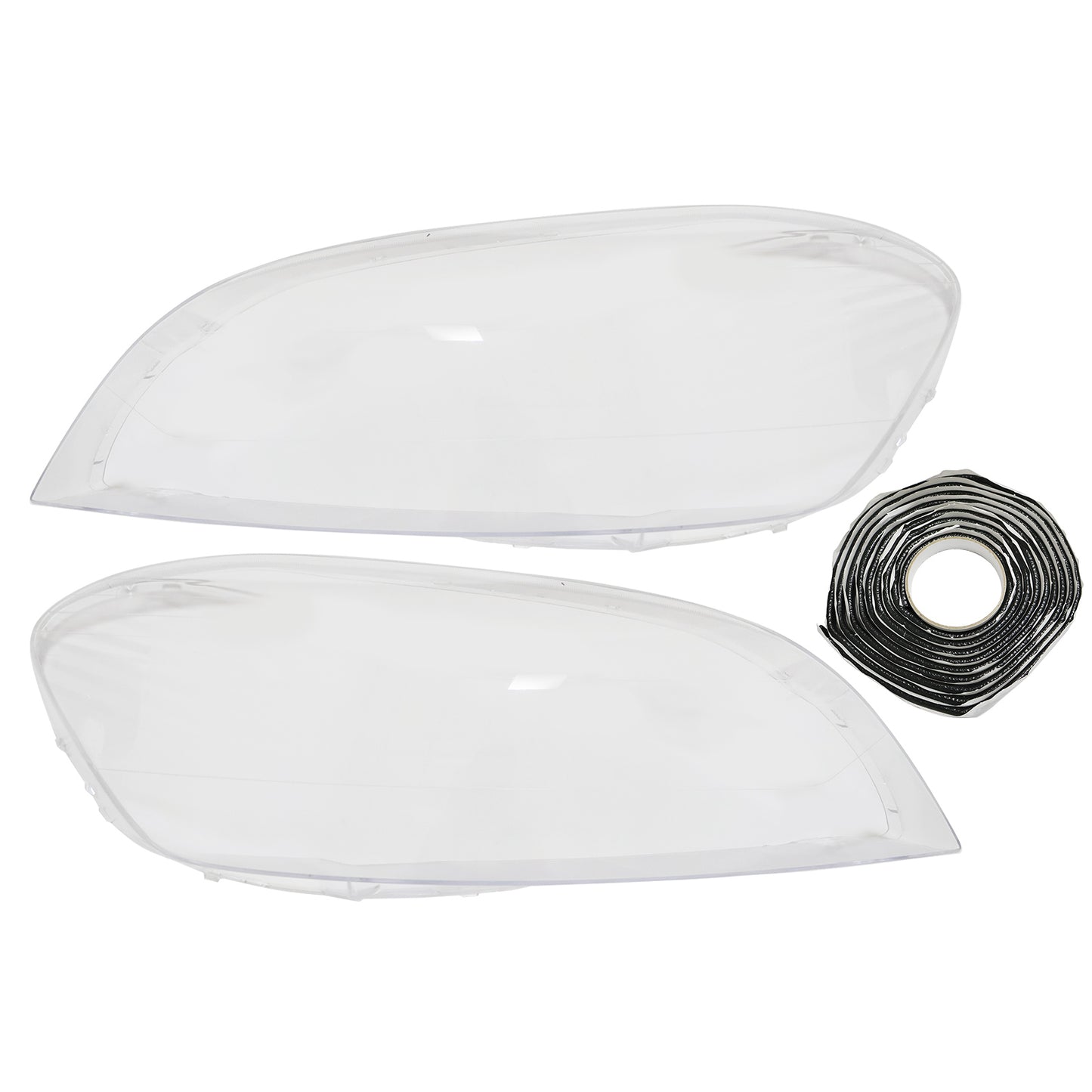 2x For Volvo XC60 2009-2013 Left+Right Front Headlamp Headlight Clear Cover Lens
