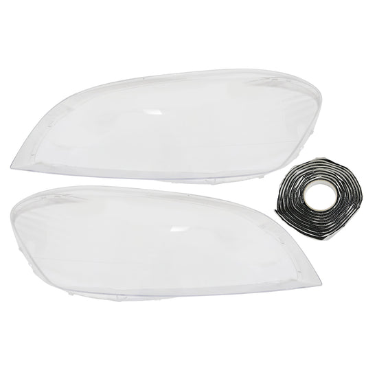2x For Volvo XC60 2009-2013 Left+Right Front Headlamp Headlight Clear Cover Lens