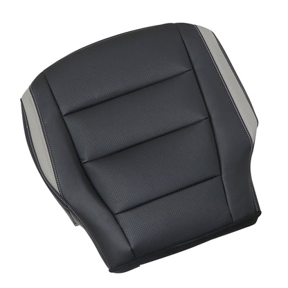 Front Passenger Bottom Leather Seat Cover Black For 2019 2020 Ford F-150