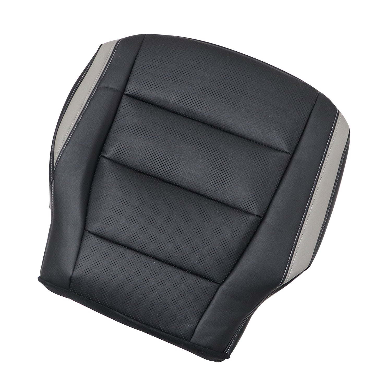 Front Passenger Bottom Leather Seat Cover Black For 2019 2020 Ford F-150