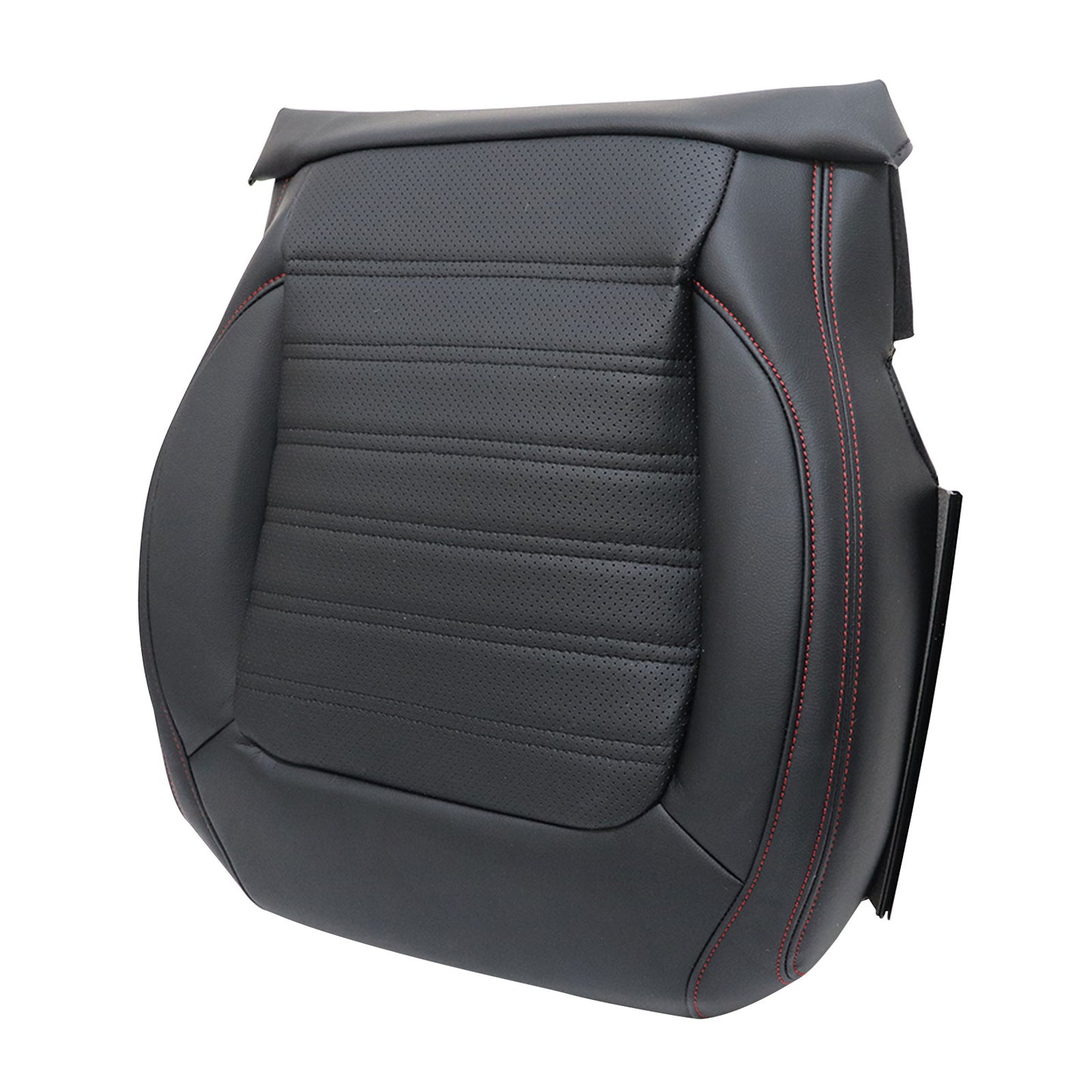 For 2011-2018 Volkswagen Jetta GLI Driver Bottom PERF Leather Seat Cover Black