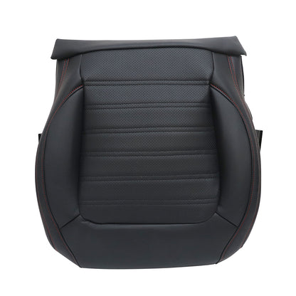 For 2011-2018 Volkswagen Jetta GLI Driver Bottom PERF Leather Seat Cover Black