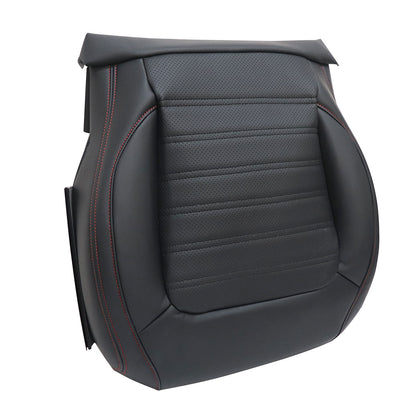 For 2011-2018 Volkswagen Jetta GLI Driver Bottom PERF Leather Seat Cover Black