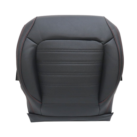 For 2011-2018 Volkswagen Jetta GLI Driver Bottom PERF Leather Seat Cover Black
