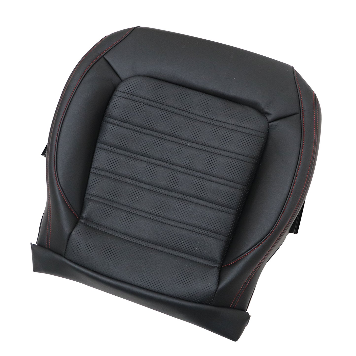For 2011-2018 Volkswagen Jetta GLI Driver Bottom PERF Leather Seat Cover Black