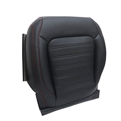For 2011-2018 Volkswagen Jetta GLI Passenger Bottom Perforated Seat Cover Black