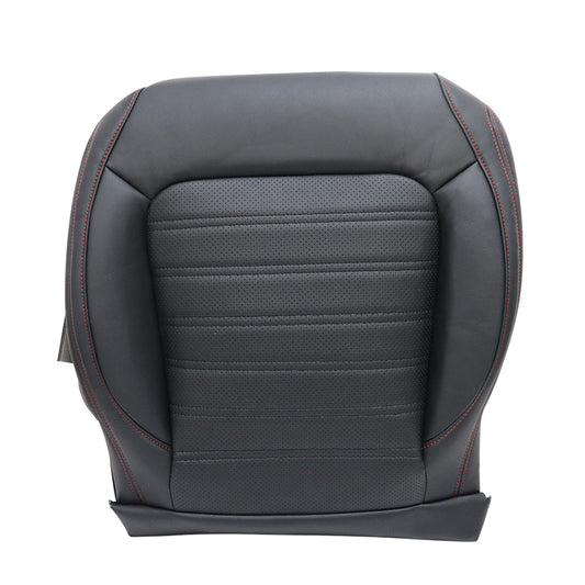 For 2011-2018 Volkswagen Jetta GLI Passenger Bottom Perforated Seat Cover Black