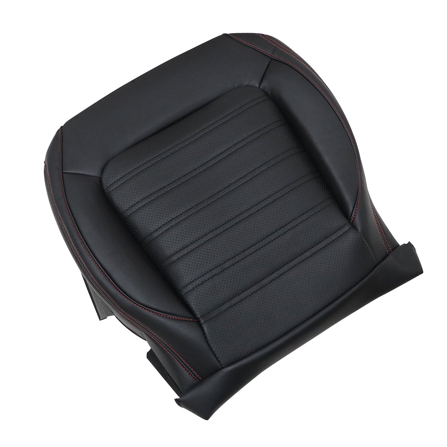For 2011-2018 Volkswagen Jetta GLI Passenger Bottom Perforated Seat Cover Black