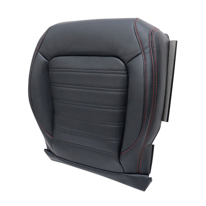 For 2011-2018 Volkswagen Jetta GLI Passenger Bottom Perforated Seat Cover Black