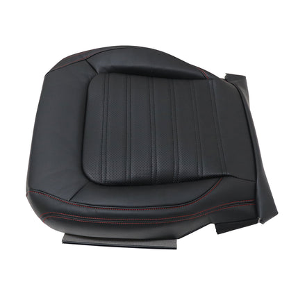 For 2011-2018 Volkswagen Jetta GLI Passenger Bottom Perforated Seat Cover Black