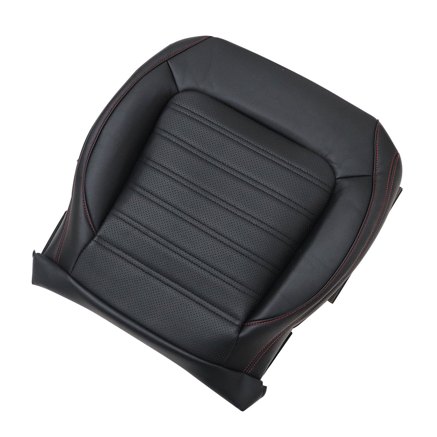 For 2011-2018 Volkswagen Jetta GLI Passenger Bottom Perforated Seat Cover Black
