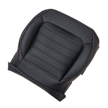 For 2011-2018 Volkswagen Jetta GLI Passenger Bottom Perforated Seat Cover Black