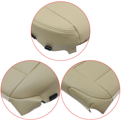 For 2007 to 2012 Acura MDX Passenger Seat Bottom Leather Replacement Cover Tan